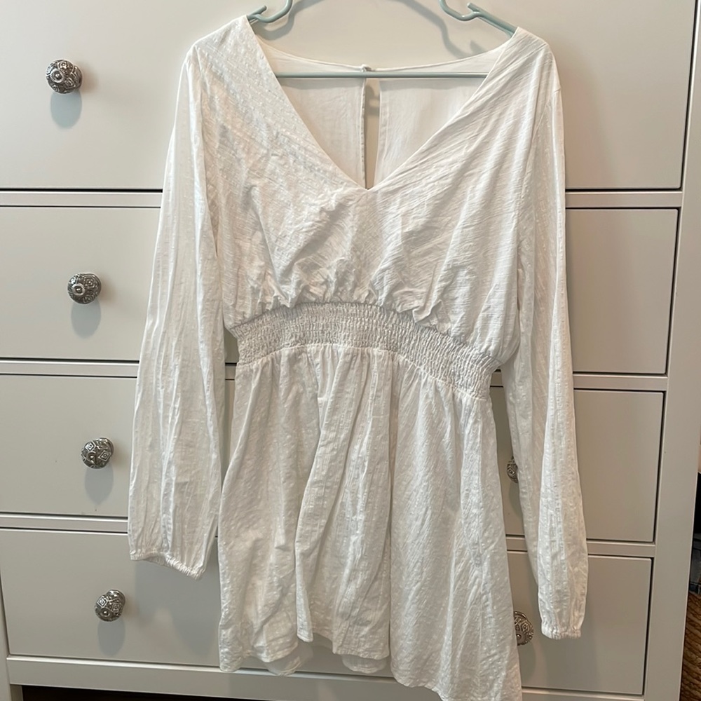 White Cupshe Mini Dress - L